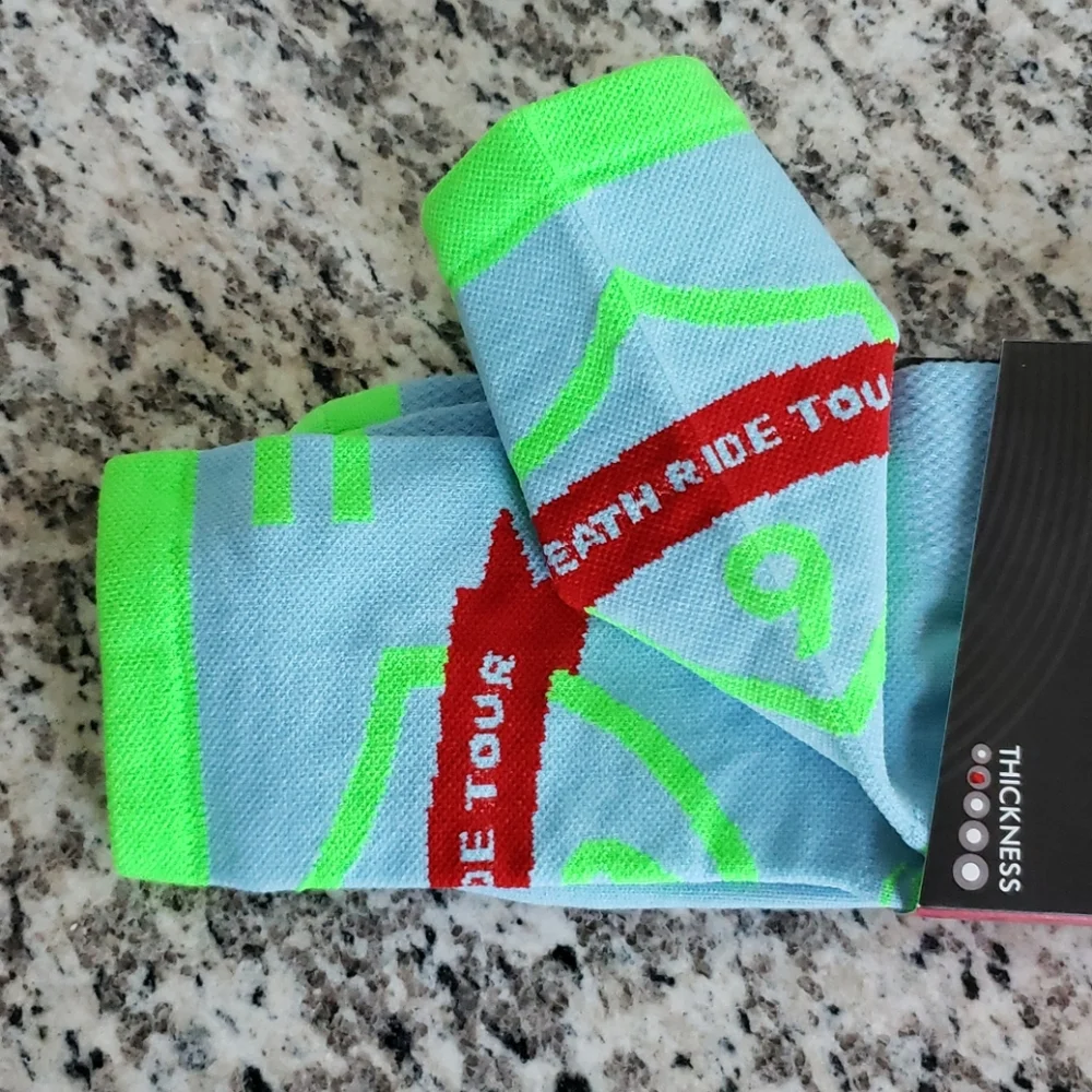 NWT Death Ride Tour Socks size S/M